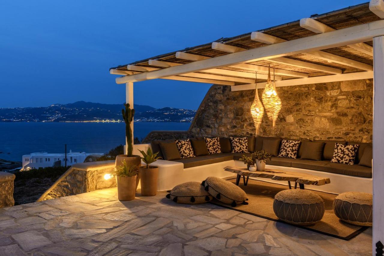 Cosset Villa Bohochic Sea&Harbourview And Sunset By One-Villas Орнос Экстерьер фото