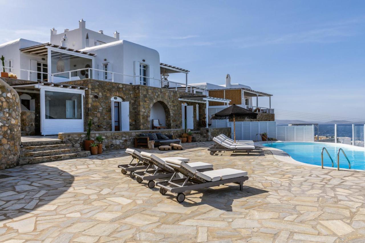Cosset Villa Bohochic Sea&Harbourview And Sunset By One-Villas Орнос Экстерьер фото